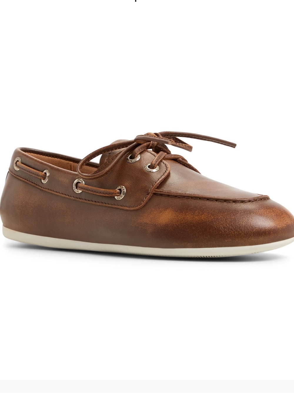 Sperry Brown Leather Moccasin Boat Shoe